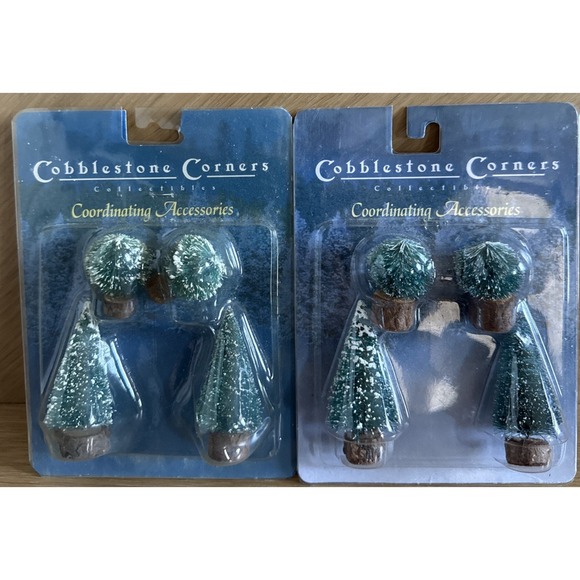 Cobblestone Corner Other - LOT‎ of 2 packs model railroad accessories- O Scale, MINT UNUSED